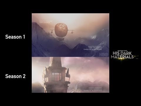 His Dark Materials Title Sequence | Side by Side Comparison (S1 & S2)