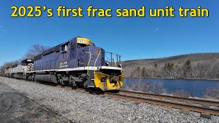 Chasing the first R&N Frac Sand unit train of 2025 | April 15, 2025