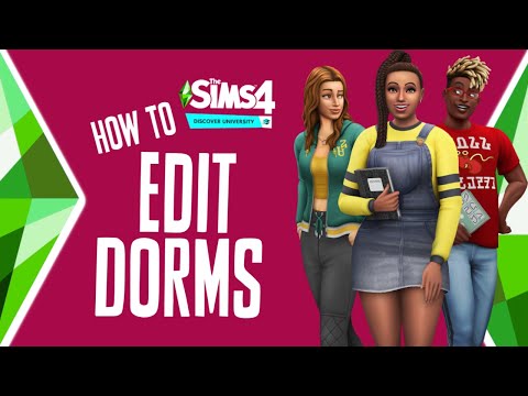 The Sims 4: How to Edit Dorms (Discover University)