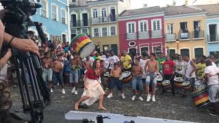 Claudia Leitte grava Saudade no Pelourinho