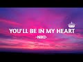 NIKI-YOU'LL BE IN MY HEART (Lyrics Video)