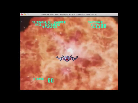 Astron Belt laserdisc gameplay still