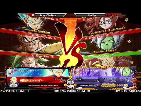 DBFZ [PS4] | COM 87 | DragonVonDoom vs Prodigy | This entire video was INTENSE LMAO