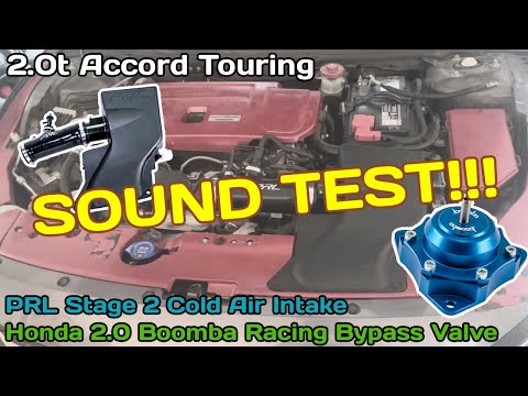 2018+ Honda Accord Touring 2.0 Boomba Racing Blow Off Valve (BOV) SOUND TEST.