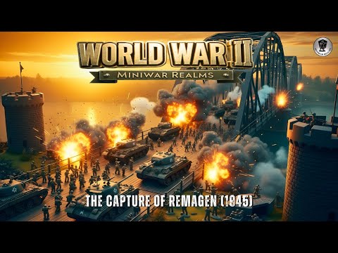 BRIDGE OF DESTINY: The Capture of Remagen (Crossing the Rhine) | Epic WWII Toy Soldier Battle