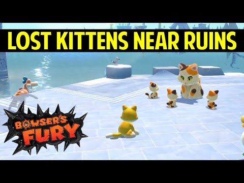 Ruins Giga Bell: Location of All 3 Lost Kittens | Lost Kittens Near the Ruins | Bowser's Fury