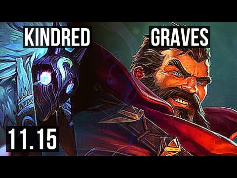 KINDRED vs GRAVES (JUNGLE) | Rank 2 Kindred, 8 solo kills, Legendary | BR Challenger | v11.15