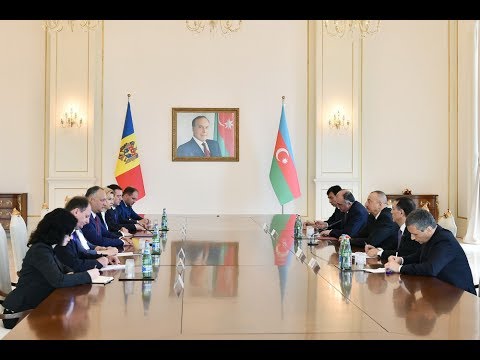 President Ilham Aliyev and President Igor Dodon held expanded meeting