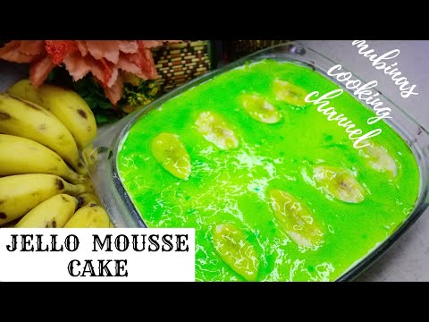Easy Jello Mousse Cake Recipe | Independence Day Special Cake Recipe |  Eggless & Without Oven |