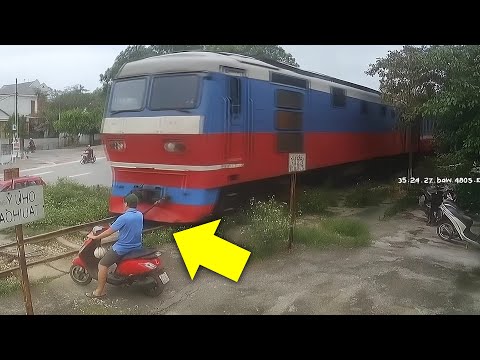 He Tried to Beat the Train… Then This Happened!