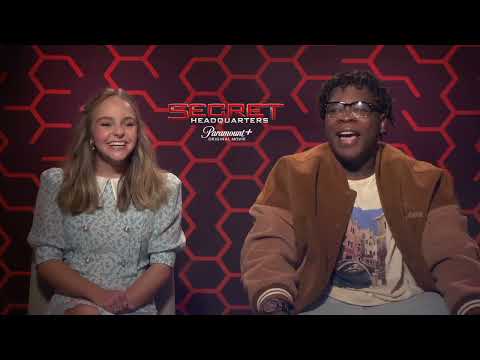 Abby James Witherspoon & Kezii Curtis star in Paramount+ movie Secret Headquarters with Owen Wilson