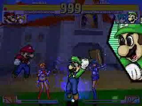 SS MUGEN All-Stars Ep.11 - Team Mario vs. Team Luigi rematch