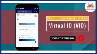 TUTORIAL : How to generate Virtual ID for Aadhaar