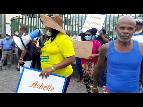 Lawyers Join Protest Outside St Vincent's Parliament