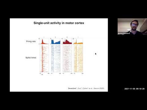 Britton Sauerbrei: Neural Population Dynamics for Skilled Motor Control