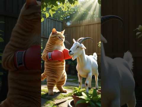 Ai animation#cat cooking mutton #petslover#animallife#cats#ai#y...