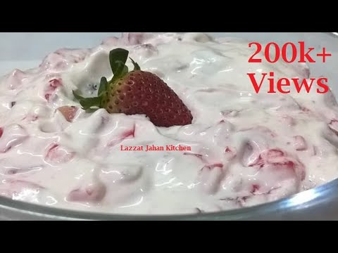 HOW TO MAKE STRAWBERRY DELIGHT, A PERFECT QUICK  DESSERTS WITH JUST 4 INGREDIENTS, #cravingsCUIsine