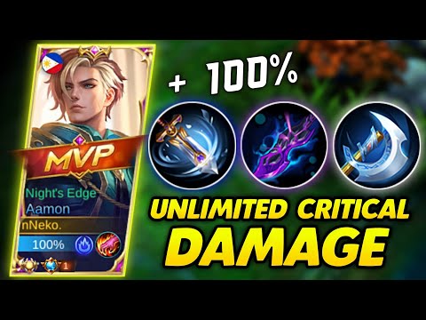 AAMON FULL CRITICAL DAMAGE BUILD! ONE HIT DELETED🔥 AAMON BEST BUILD 2022