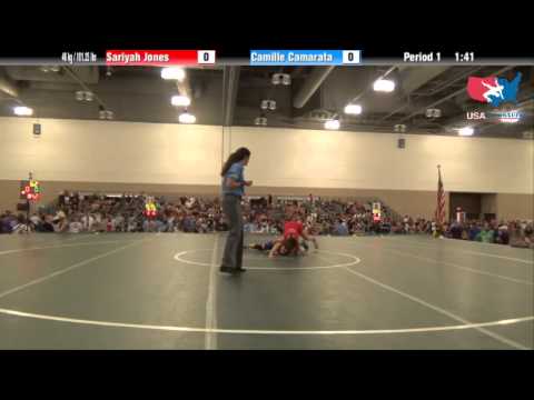 FILA Cadet 46 kg / 101.25 lbs - Sariyah Jones vs. Camille Camarata