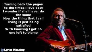 Gordon Lightfoot - Carefree Highway | Lyrics Meaning