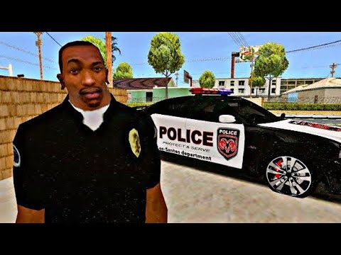 CJ trabaja de policia - GTA San Andreas Loquendo.
