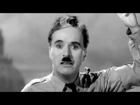 Charlie Chaplin in Great Dictator