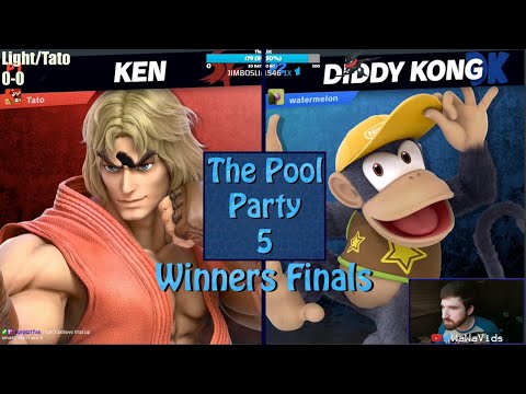 The Pool Party 5 Winners Finals Lights (Diddy Kong, Zss) Vs. Tato (Ken, Inkling