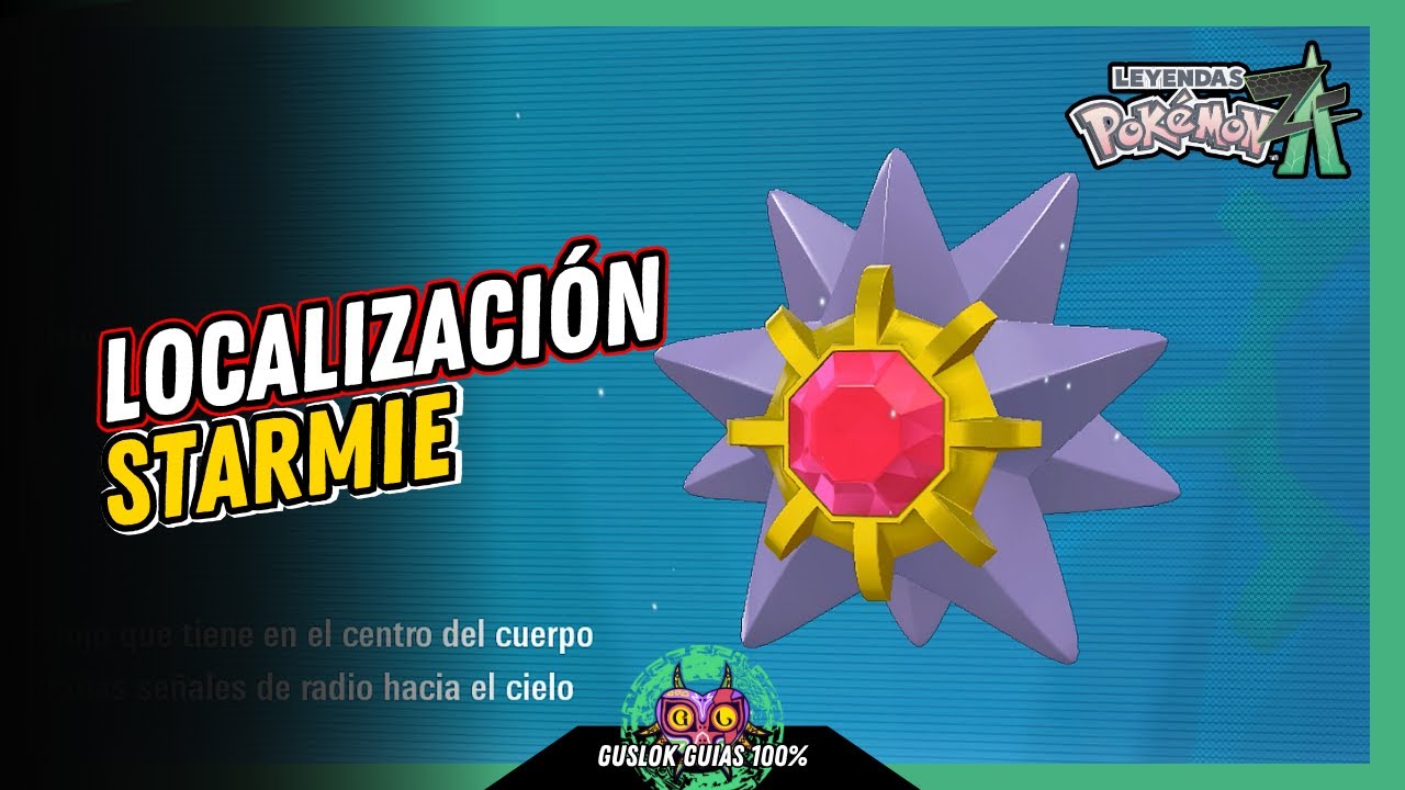UBICACIÓN de STARMIE | GUÍA 100% | 💯Leyendas Pokemon: Z-A🏆 UBICACIÓN de STARMIE | GUÍA 100% | 💯Leyendas Pokemon: Z-A🏆