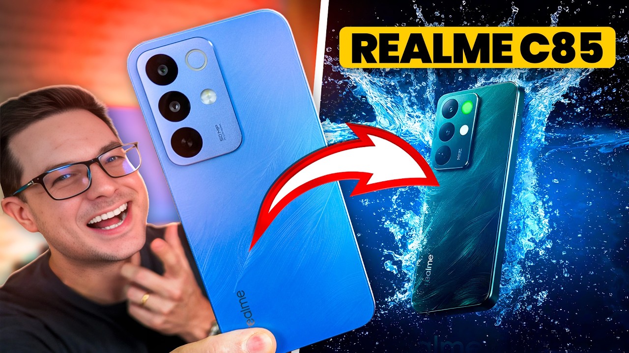 IP69K e BATERIA GIGANTE de 7.000mAgh! REALME C85 é BRUTO!