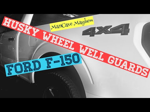 Installing Husky Wheel Well Guards For a 2024 Ford F 150