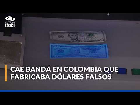 Servicio Secreto de EE. UU. alertó sobre ruta de dólares falsos fabricados en Colombia: así cayeron