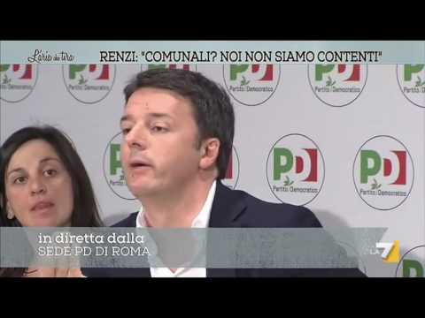 Renzi: 'Non siamo contenti, Napoli peggior risultato, Giachetti miracolo'