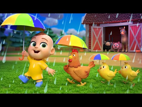 🌧️ Chuva, Chuva, Vá Embora | Desenho Infantil | Lalafun em Português