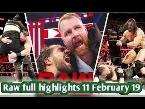 WWE Monday Night Raw 11 February 2019 full highlights |