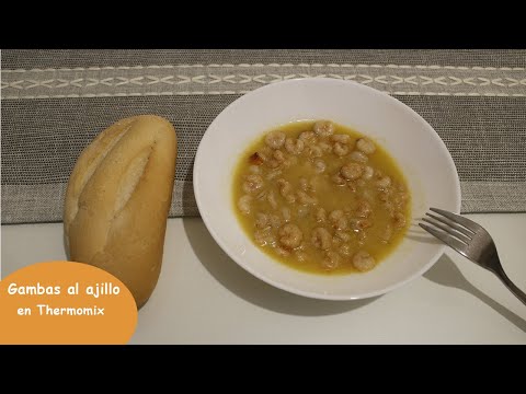 Gambas al ajillo en thermomix | Tapa tipica de Sevilla 😋😋😋