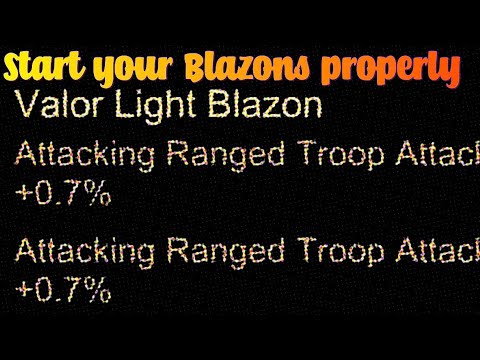 Evony- Get the perfect Blazons cheap