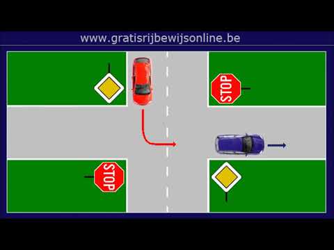 LES 21 Voorrang en afslaan