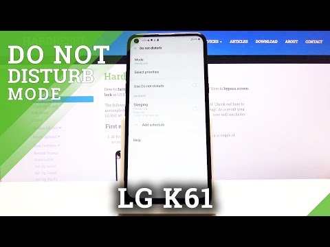 How to Activate DND Mode in LG K61 – Set Up Do Not Disturb