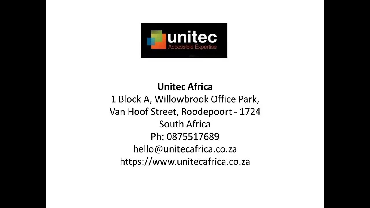 Company video UNITEC AFRICA