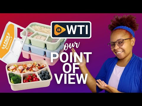 Hlukana 4 Pack Bento Lunch Box - WTI product video review