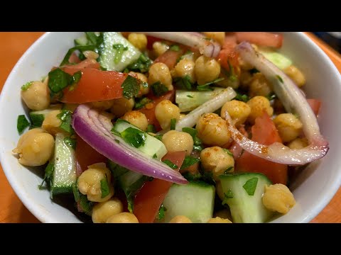 CHICKPEAS SALAD || HIGH IN PROTEIN ||GOOD FOR WEIGHT LOSS…. by SuperMOM Canada