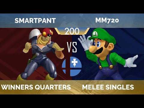RogaSmash 200: SSBM Winners Quarters – Smartpant (C Falcon) vs MM720 (Luigi)