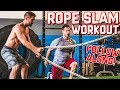 FOLLOW ALONG Rope Slam Workout (13-Minutes of FUN)