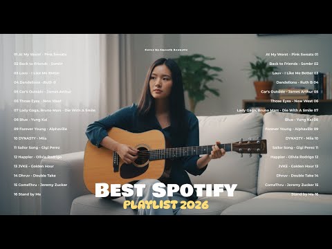 2026 Best Spotify Playlist🔥🎵 | New Acoustic Cover Song 2026 | Pink Sweart$, Sombr, Lauv