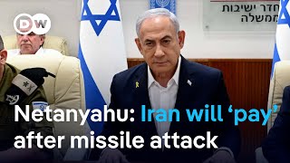 Israel vows retaliation for Iranian missile attack | DW News