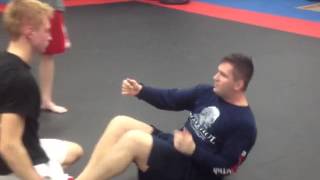 Chokes & sweeps with Chris lynd instructor at focus karate & Mma center Minneapolis. Mn start t...