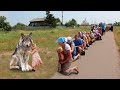 Entire Village Stood On Their Knees Before The Wolf The Predator Did Something That Made Them Gasp
