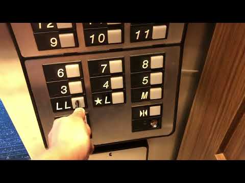 Fast Otis Traction Elevators at The Marriott Gateway Hotel in Niagara Falls ON RT & Mini Hotel Tour