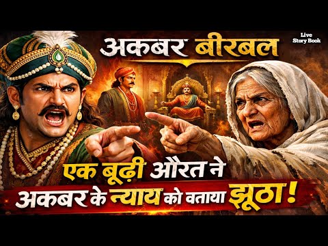 एक बूढी औरत ने कहा अकबर का न्याय जूठा है | अकबर बीरबल कि कहानी Akbar Birbal ki kahani, Moral Stories