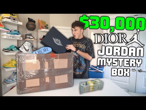 I Bought A $30,000 Dior Jordan Mystery Box.... (INSANE)